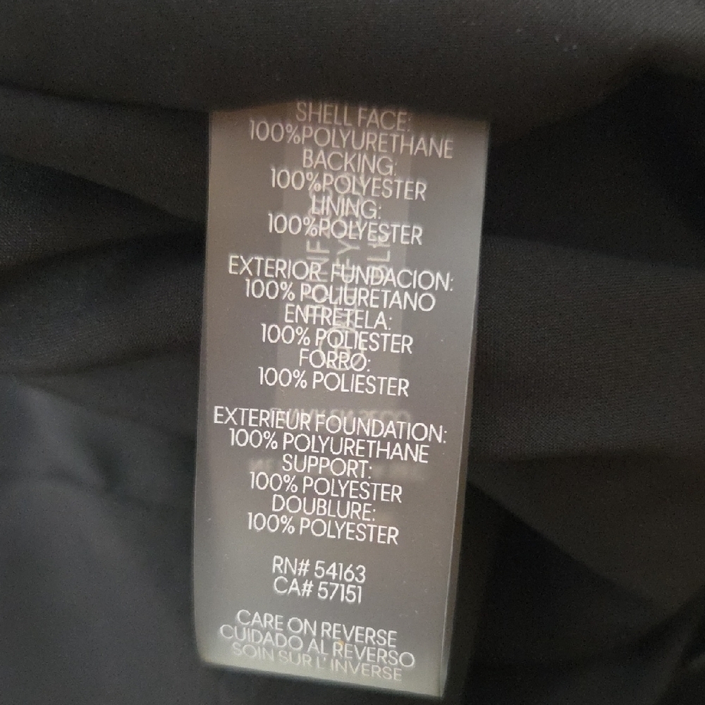 BCBG Black Faux Leather Bow Mini Skirt - Size 8 [1104] New W Tag. - Picture 5 of 5